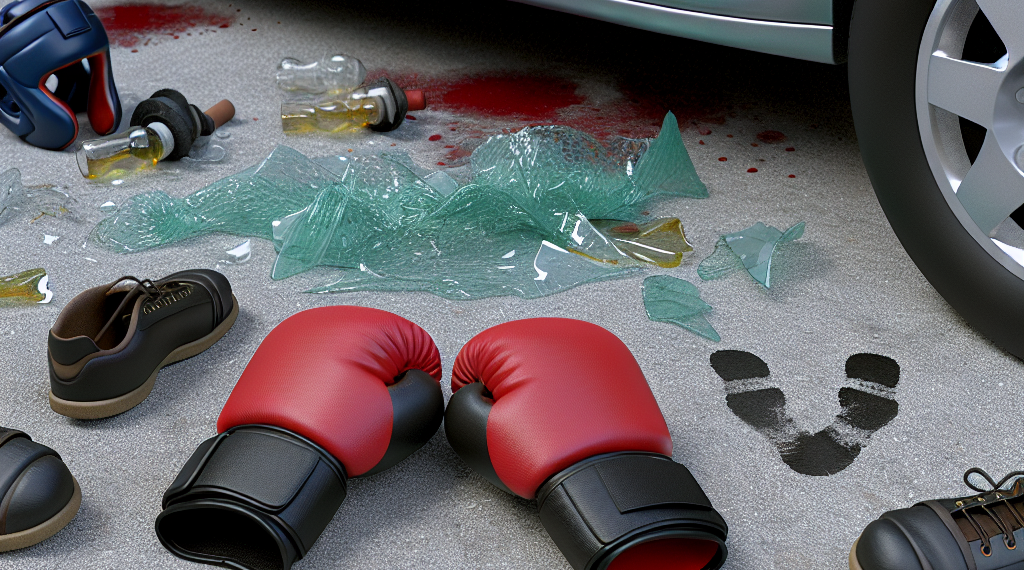 Captan a dos hombres en riña tras un accidente vial; dejan un auto dañado y no hay detenidos