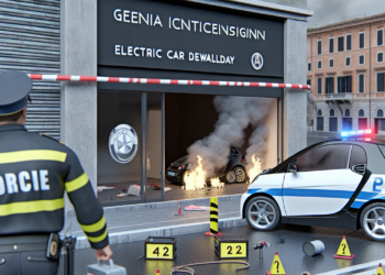 Policía de Roma investiga incendio en tienda de Tesla que dejó 17 coches calcinados – El Financiero