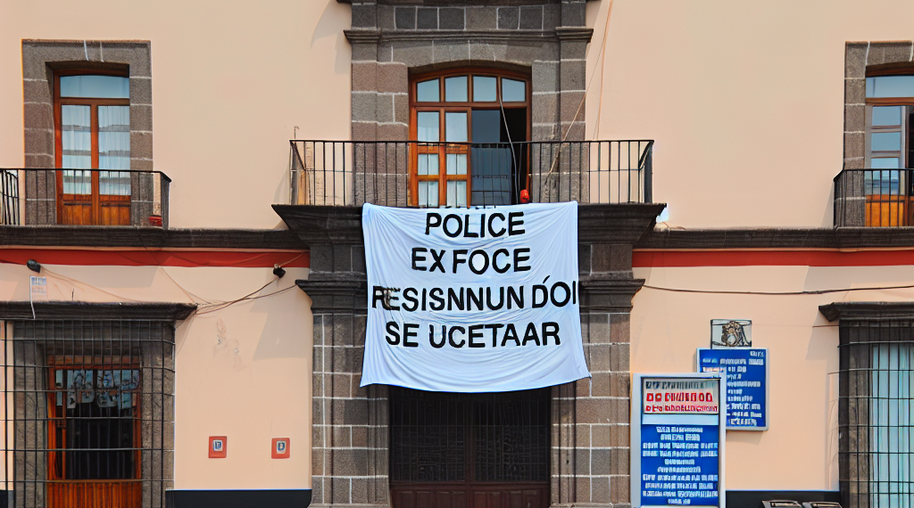 Policías de Puebla exigen salida de secretario de seguridad municipal
