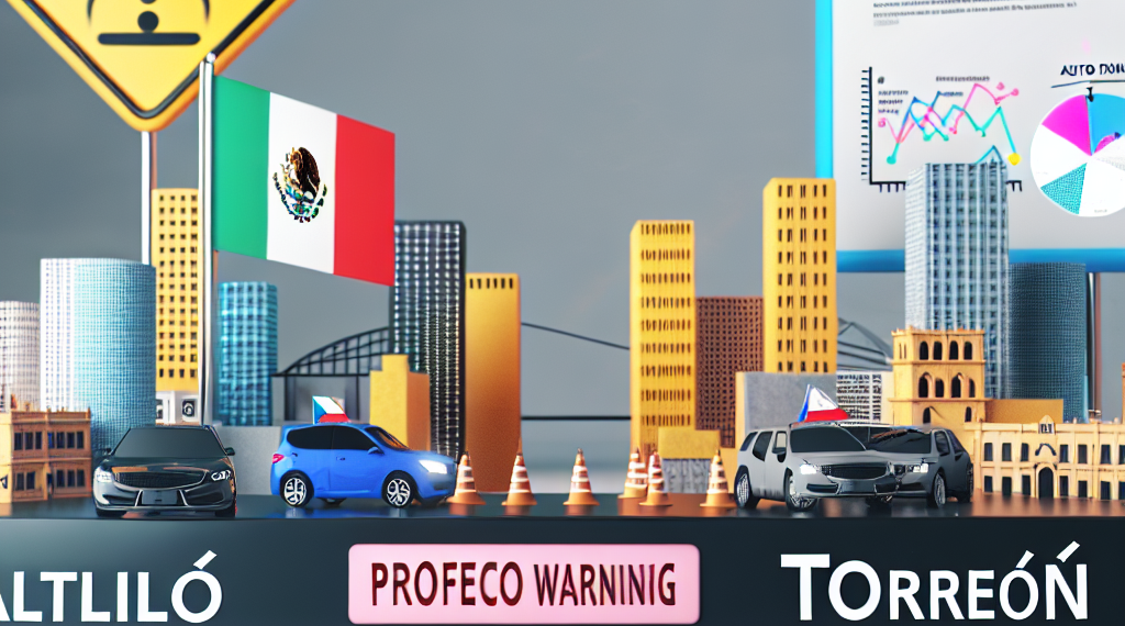 Profeco coloca sellos de advertencia en autofinancieras en Saltillo y Torreón por irregularidades