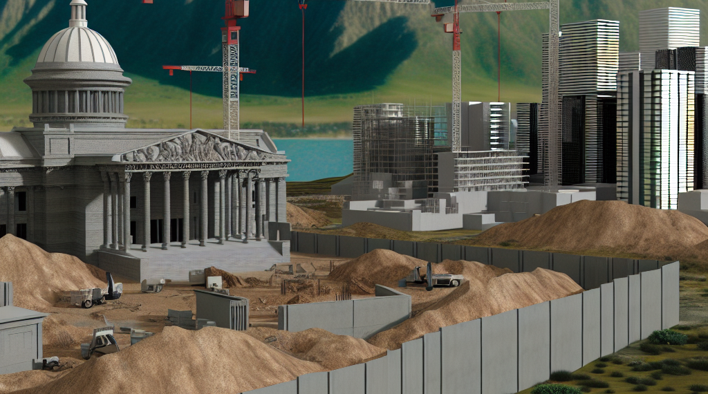 Constata gobernador avance en la construcción de la Ciudad Judicial en Victoria