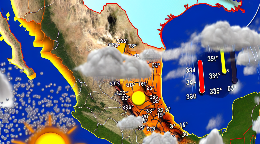 Clima para el 23 de marzo de 2025 en México