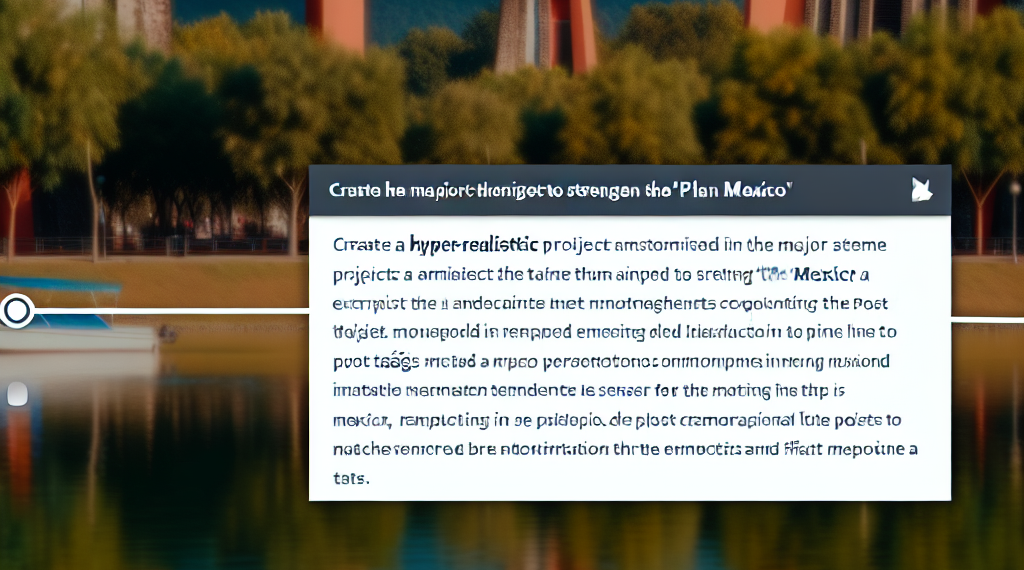 una iniciativa para apuntalar el Plan México