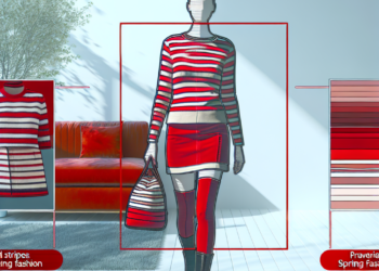 La camisa de rayas rojas es la tendencia favorita para primavera