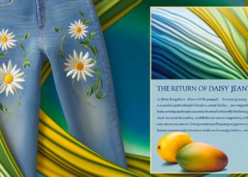 Vuelve el pantalón margaritas: el vaquero más primaveral de Mango