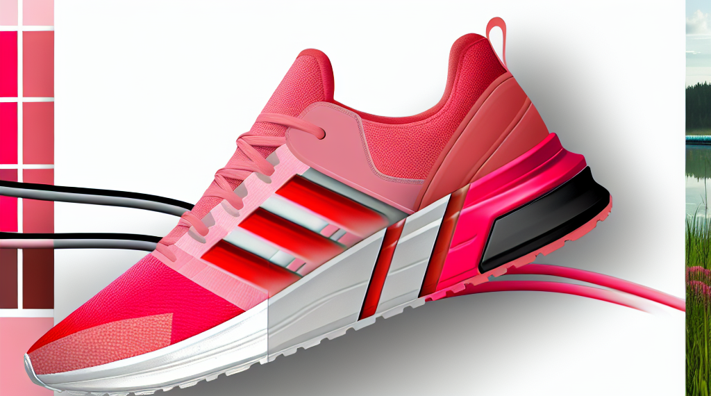 Vuelve el mix rosa y rojo: el combo olvidado que llega a través de zapatillas deportivas