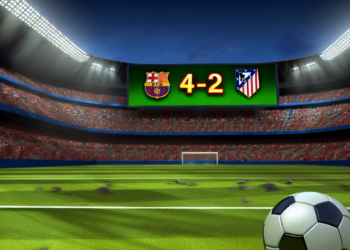 Dos goles en los últimos minutos dan la remontada al Barcelona para vencer 4-2 al Atlético de Madrid