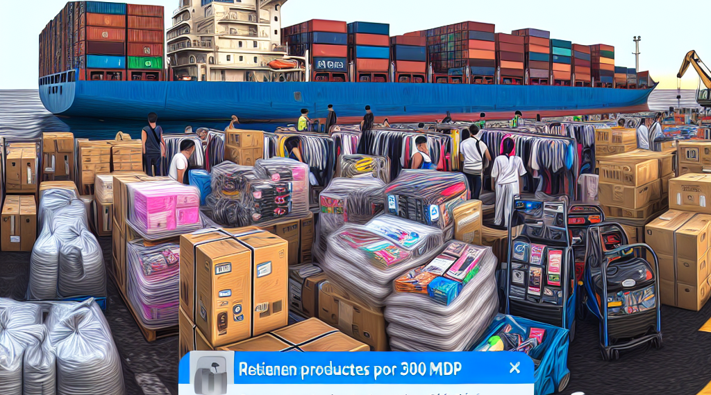 Decomisan mercancía china por unos 300 mdp