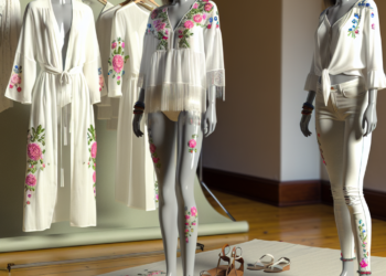 Vestidos bordados blancos que son un básico para la primavera-verano