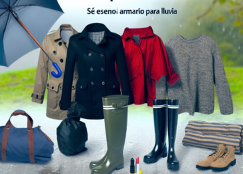 Seis básicos de armario cápsula buenos para los días de lluvia