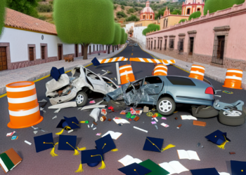Seis estudiantes de la Universidad de Guanajuato fallecieron en accidente automovilístico