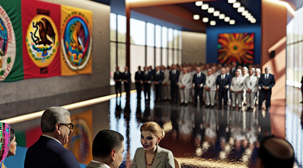 Sheinbaum toma protesta al nuevo Consejo Directivo de Caintra en Nuevo León