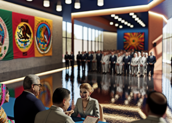 Sheinbaum toma protesta al nuevo Consejo Directivo de Caintra en Nuevo León