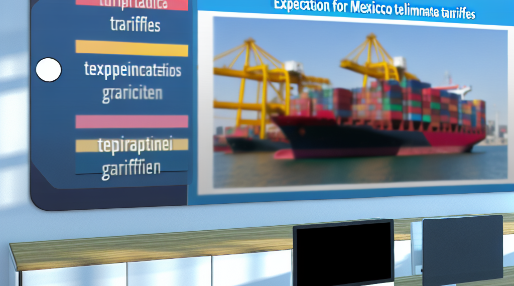 Sheinbaum confía en que México libre aranceles en definitiva