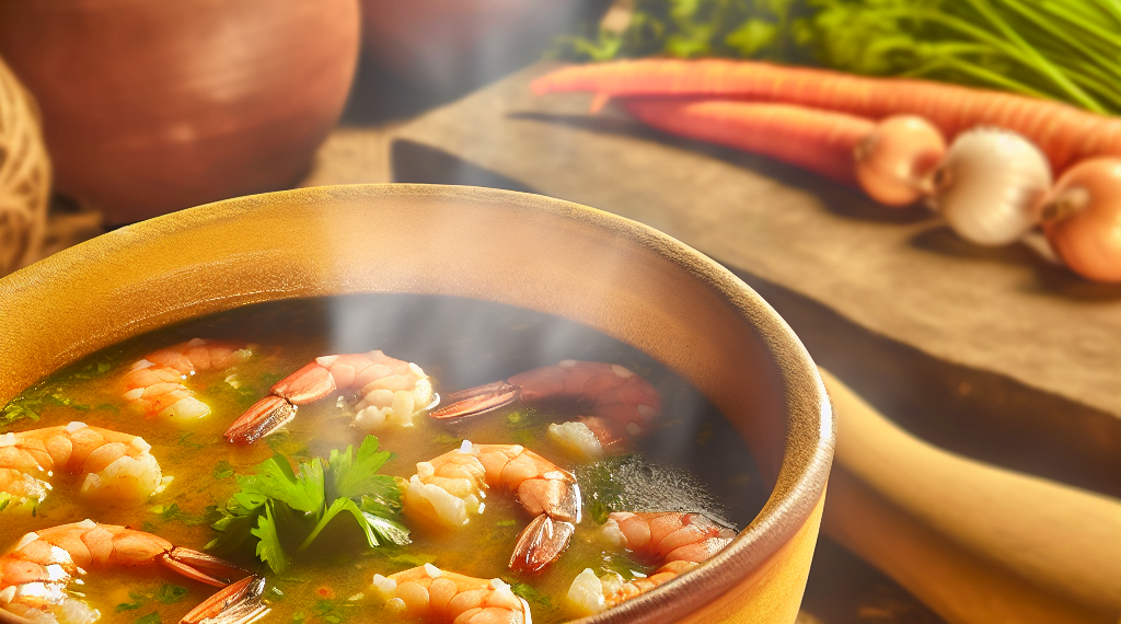 El caldo de camarón, tradición y sabor en un plato (receta)