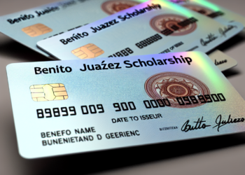 Estudiantes que se registraron en linea para la Beca Benito Juárez de media superior recibirán sus tarjetas