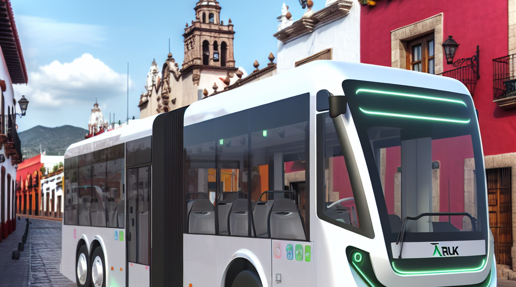 Taruk es el primer autobús eléctrico de México