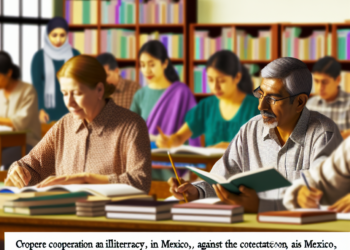 Tere Jiménez une esfuerzos con el Gobierno de México para combatir analfabetismo