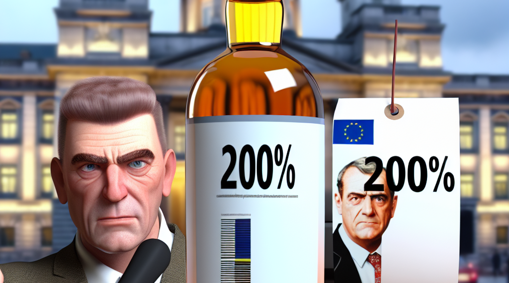 Trump amenaza con aranceles del 200% a bebidas alcohólicas de la UE