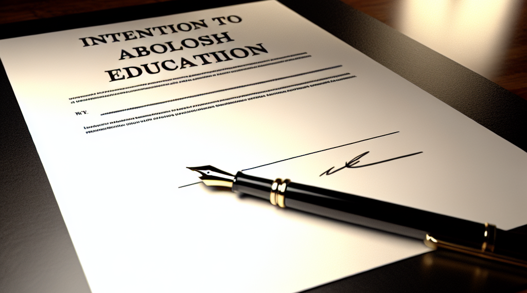 Trump se prepara para firmar un decreto para desmantelar el Departamento de Educación