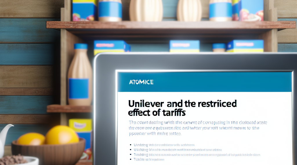 Unilever ve impacto limitado por los aranceles