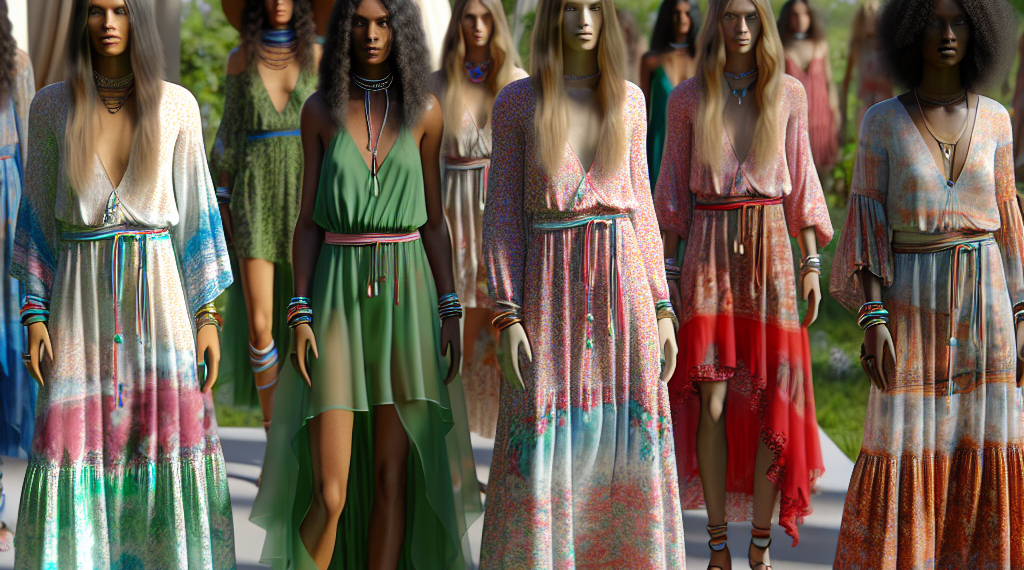 Cómo son los vestidos boho de Zara como de los 2000 en tendencia primavera 2025