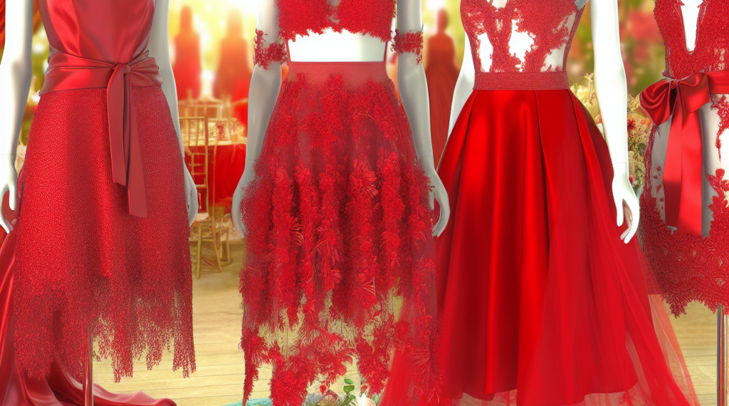 Vestidos rojos espectaculares para las invitadas de primavera y verano