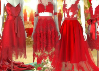 Vestidos rojos espectaculares para las invitadas de primavera y verano