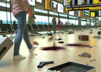 Pasajeros controlan a joven armado que iba a abordar un avión