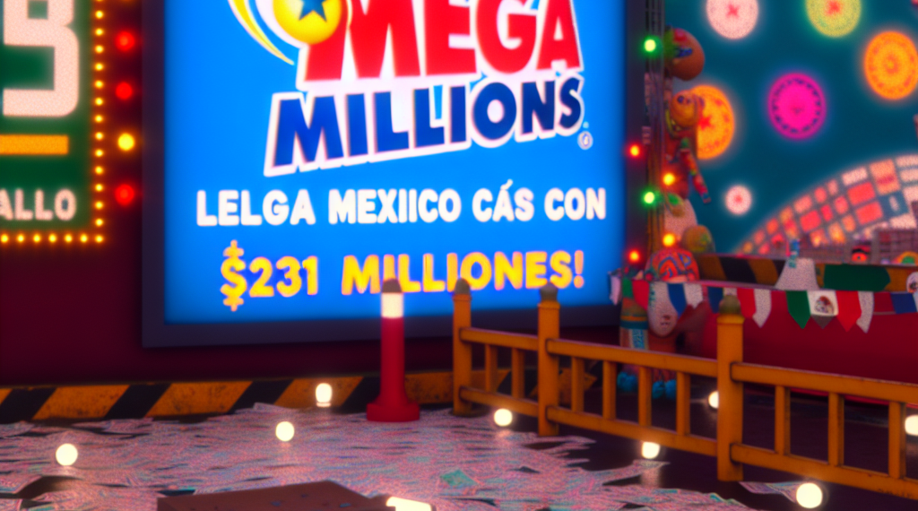 ¡El Mega Millions desembarca en las costas mexicanas con una fortuna de 231 millones de dólares!