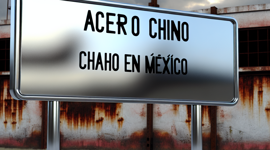 ¡RECLAMA TRUMP POR ACERO CHINO ‘HECHO EN MÉXICO'!