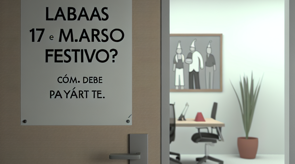 ¿Trabajas el 17 de marzo que es día feriado? Así te deben de pagar según la LFT