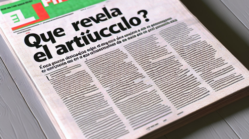 ¿Qué dice el texto? – El Financiero