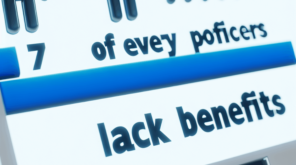 Siete de cada 10 policías, sin prestaciones