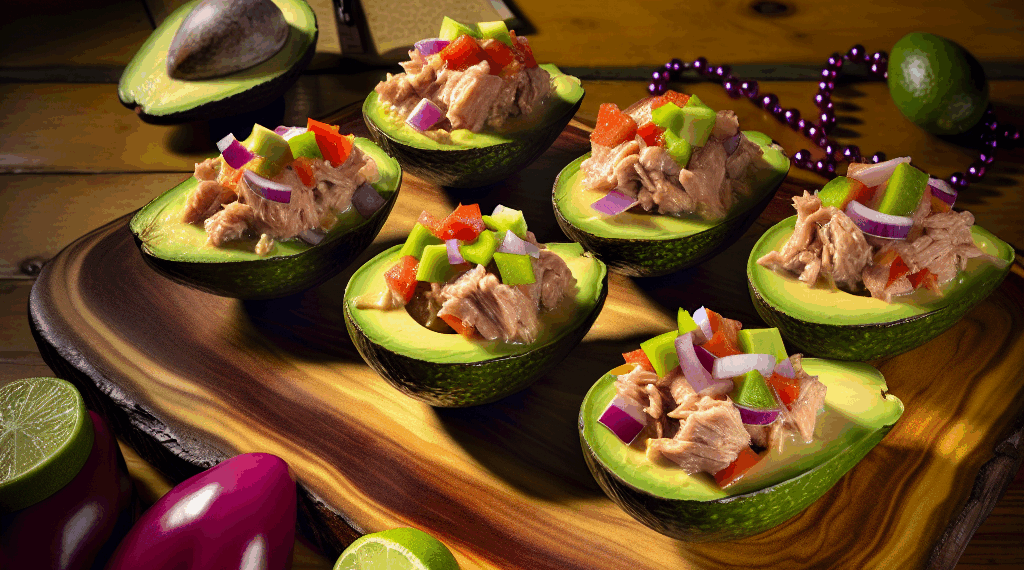 Receta de aguacates rellenos con salpicón de atún para la Cuaresma