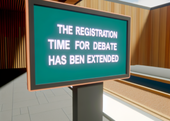 Extienden el plazo para inscribirse en el debate