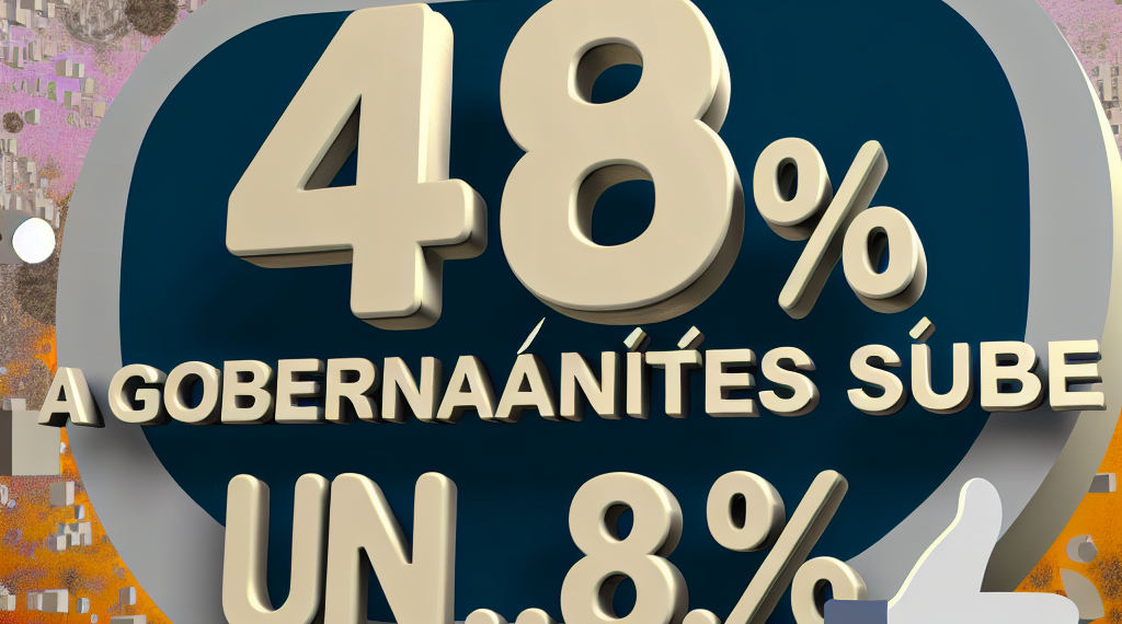Sube a 48.8% aval a gobers