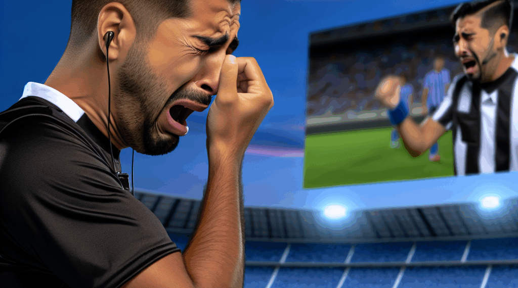 Árbitro llora; revela cómo afectan los videos del Real Madrid