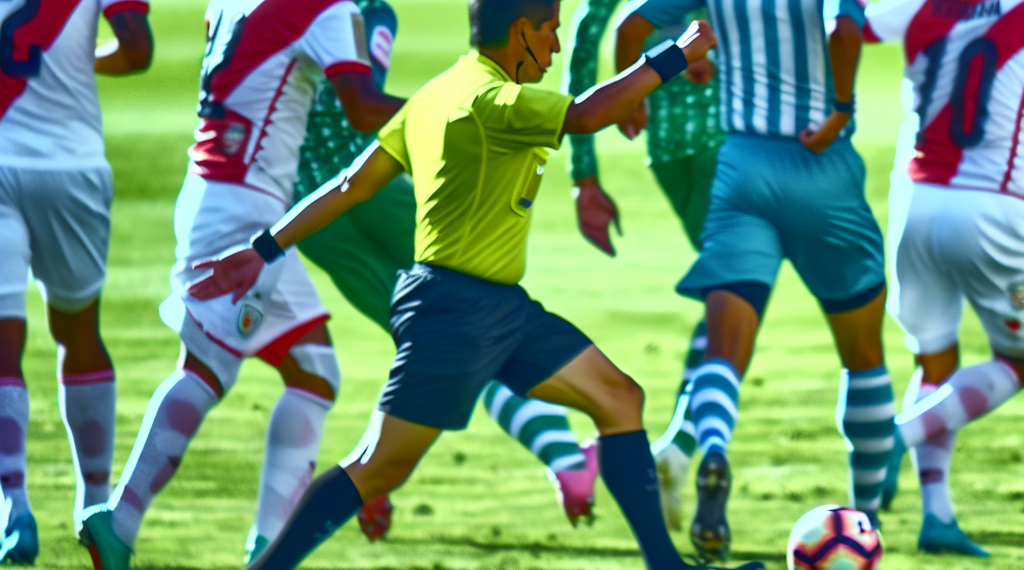 Árbitro en Perú se defiende con patada voladora en pleno partido