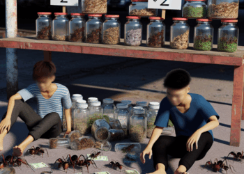 Detienen a dos adolescentes por traficar con 5 mil hormigas