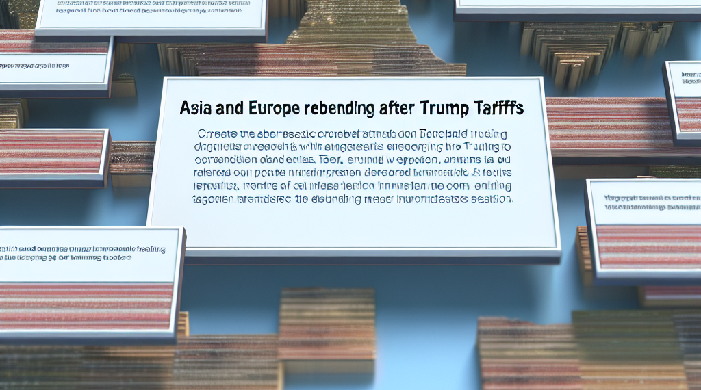 Las bolsas de Asia y Europa se recuperan tras las caídas por aranceles de Trump