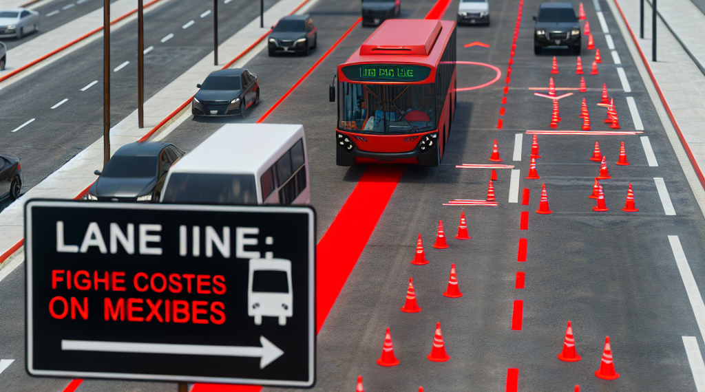 Invadir el carril del Mexibús ahora será muy caro; implementan fotomultas en Edomex