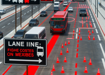 Invadir el carril del Mexibús ahora será muy caro; implementan fotomultas en Edomex