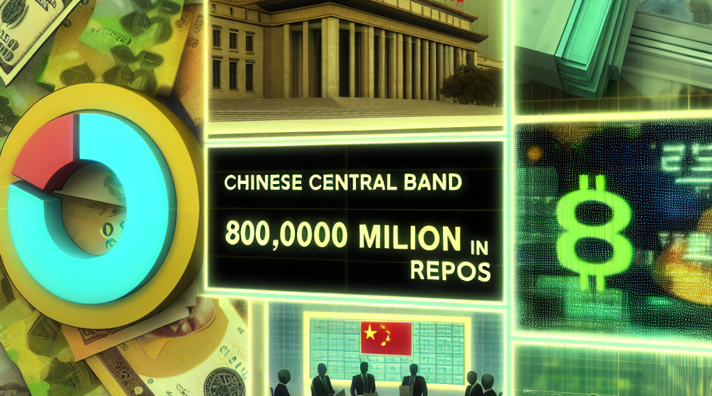 El banco central chino inyecta 800,000 millones de yuanes en repos