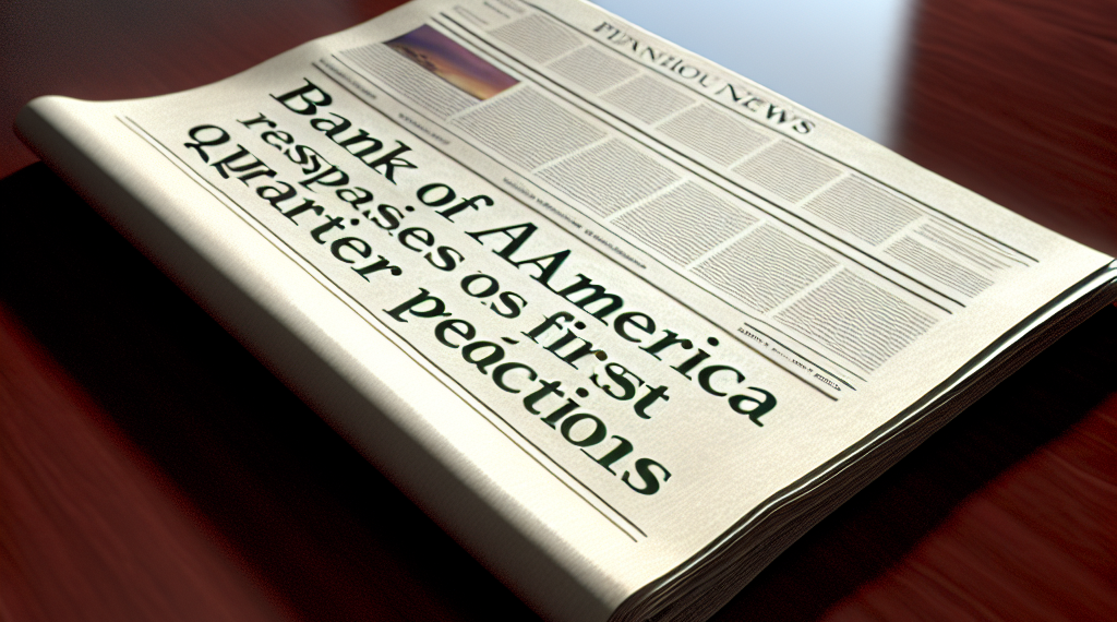 Bank of America reporta mejores resultados de lo esperado en el primer trimestre