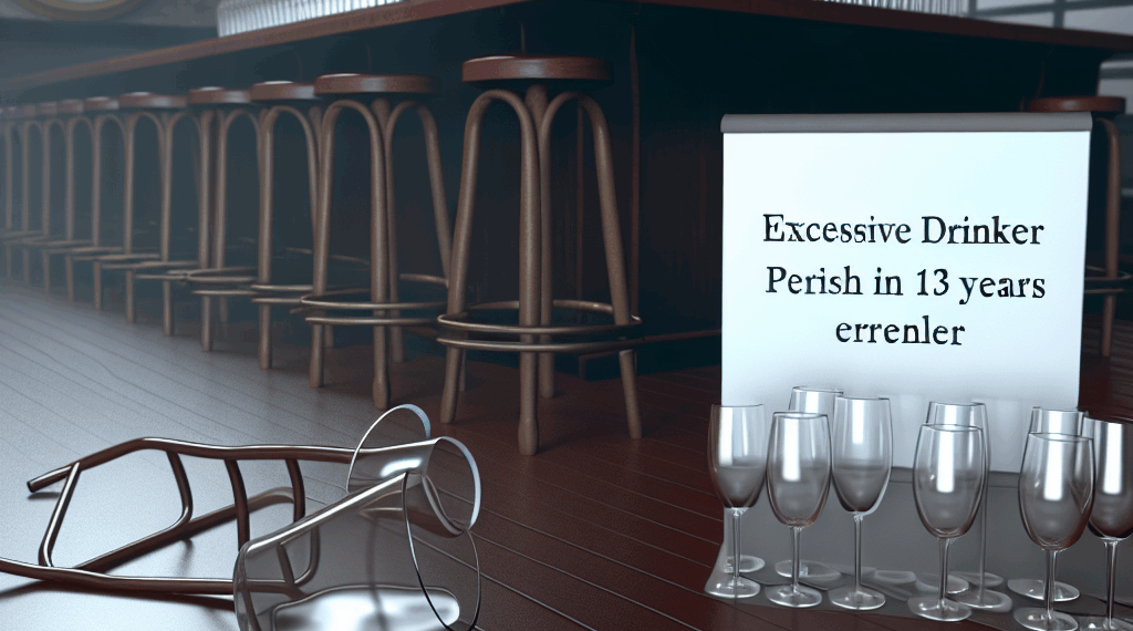 Grandes bebedores mueren 13 años antes que los que nunca han bebido: estudio