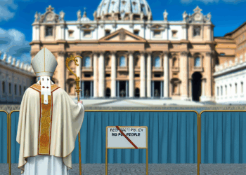 Bendice Papa a fieles tras misa de Pascua; recibe a Vance