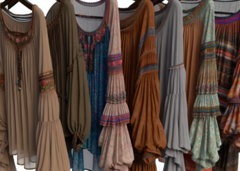 Blusas boho largas con mangas abullonadas, el modelo a probar en Primavera-Verano 2025