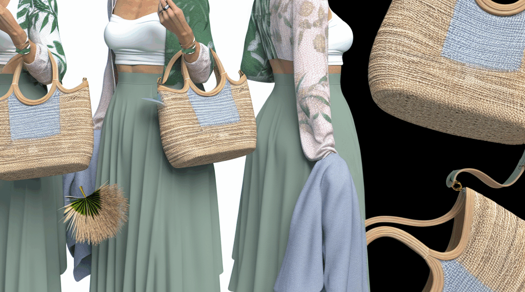 Los mejores bolsos de rafia para estrenar en primavera a los 50