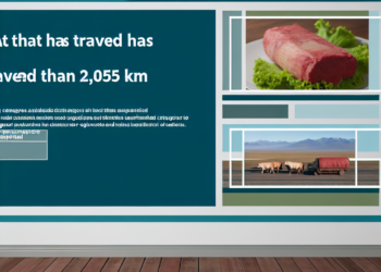 la carne que recorre mínimo 2,053 km para llegar a la mesa